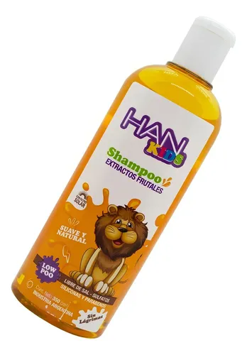 Han Kids Shampoo Infantil Niños Baja Espuma Low Poo X 350 Ml