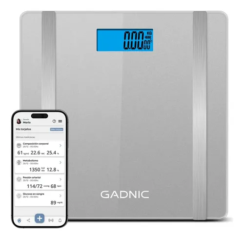 Balanza Digital Baño Personal Corporal Personas 180kg Gadnic