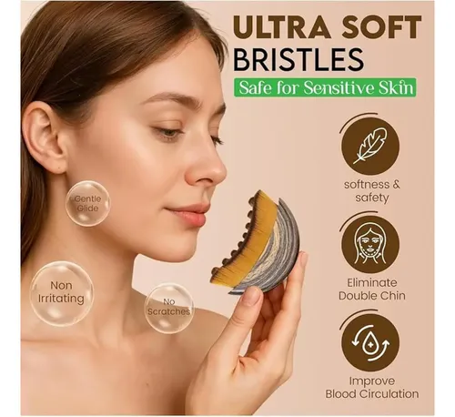 Er 2 Pzs Brocha De Contorno Facial – Herramienta De Belleza
