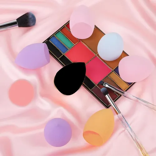 Conjunto De 6 Esponjas Maquillaje Miniatura Yonnaxo
