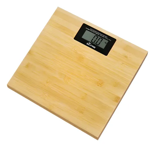 Balanza Digital Personal Madera Bamboo Silfab Be215