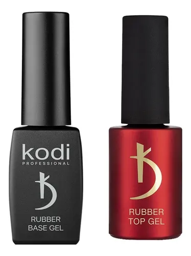 Set Base Y Top Gel Rubber Kodi 8ml 7ml Uñas Uv/led