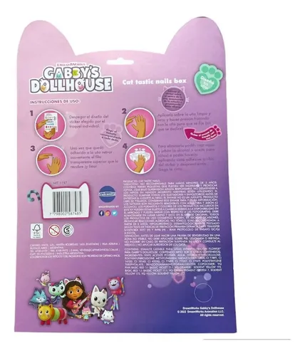 La Casa De Gabby Stickers Para Uñas Con Esmalte Infantil