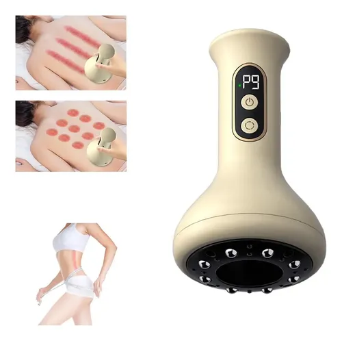 Masajeador Anticelulitis Con Función De Succión Y Ventosas Beige