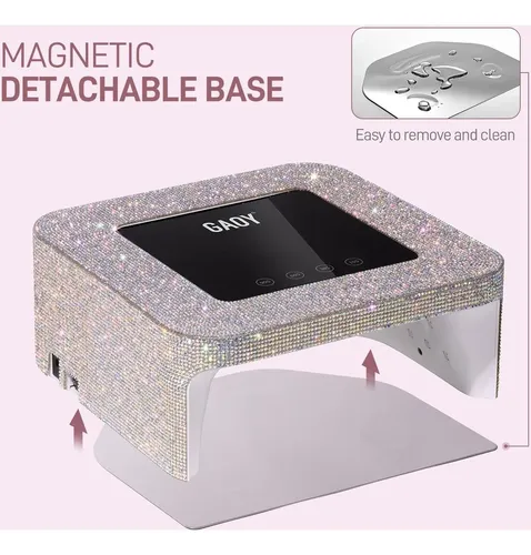 Lámpara Uv Led Inalámbrica Gaoy Para Uñas De Gel 7800mah