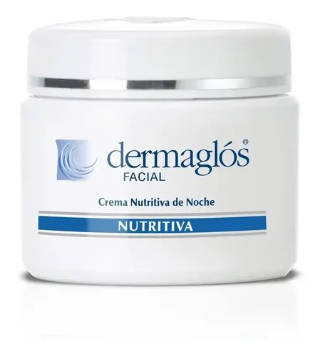 Crema Nutritiva de Noche Dermaglós para piel normal de 50g