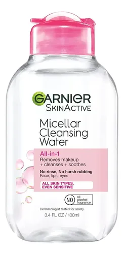 Agua Micelar Garnier 100 Ml Limpiador Facial Todo En 1