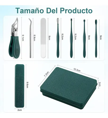 Kit De Cortaúñas Y Limpiador De Oídos Con Pico De Águila Z