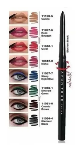 Lapiz Delineador Retractil Labios Avon Glimmerstick Canela