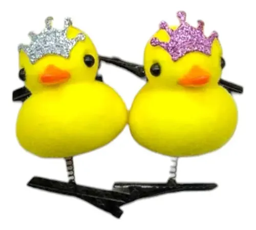 Hebilla Broche Patito Kawaii Tiktok C/accesorio X12 Surtido