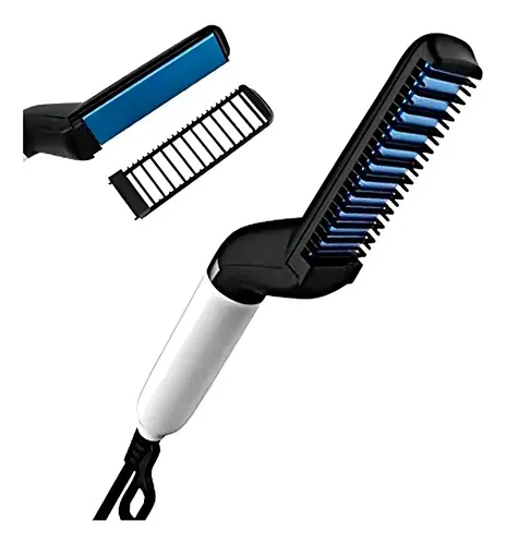 Cepillo Alisador Mozku Modelling Comb Cerámica Blanco Alisa Barba