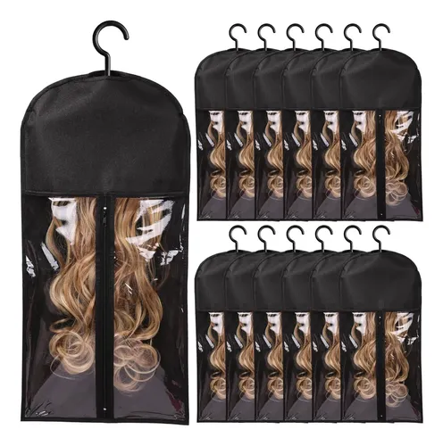 10pcs Bolsas Pelucas Almacenamiento De Extensiones De Pelo