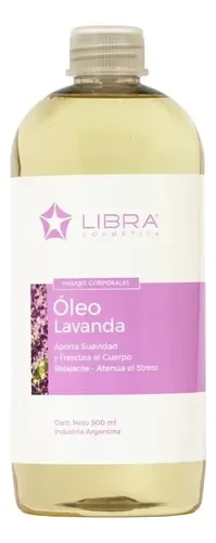 Crema Base Masajes Corporales 980g + Oleo Lavanda Libra Fragancia Neutra