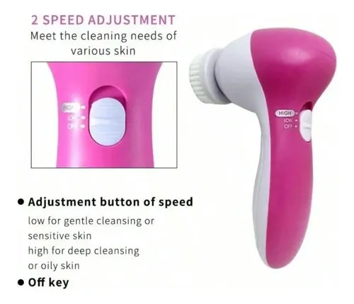 Limpiador Facial Eléctrico Cleansing 5 I1 Face Brush Ri