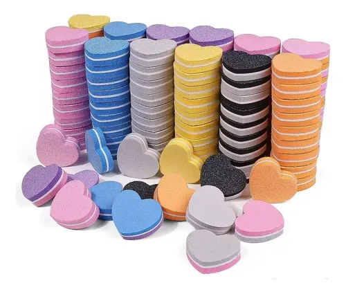 Limas Sponge Bufer Corazon Para Press On X 30