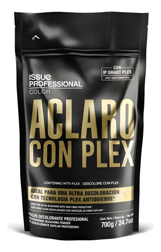 Issue Polvo Decolorante Aclaro Con Plex X700gr Hasta 9 Tonos