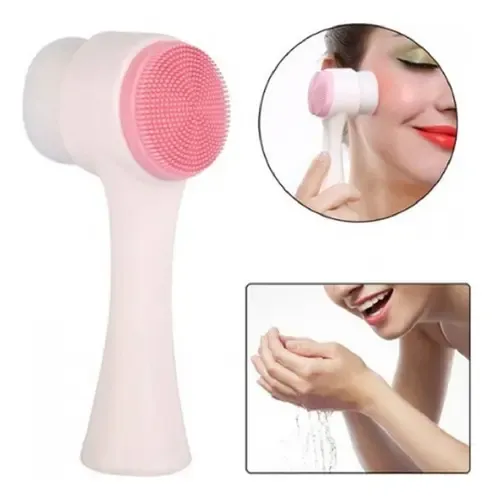 Cepillo de limpieza esponja facial masajeadora exfoliante