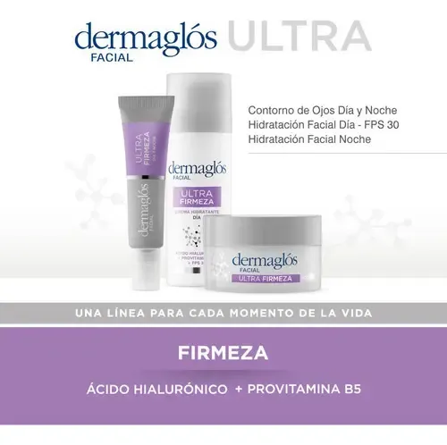 Crema Dermaglós Hidratante De Día Fps30 Ultra Firmeza X50g