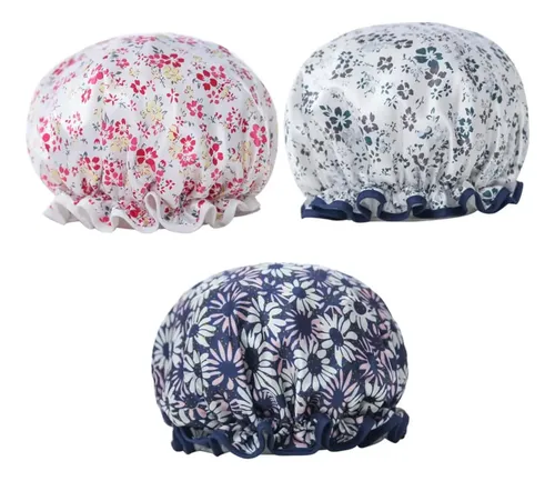 3 Gorros De Peluquería Impermeables Para Baño Y Peinado