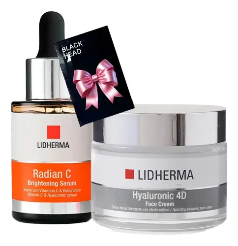 Kit X2 Hyaluronic 4d Face Cream Y Radian C Serum Lidherma