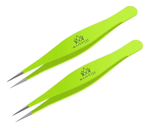 Pinza Fina Precisa Para Cejas Y Pelo Facial Negra