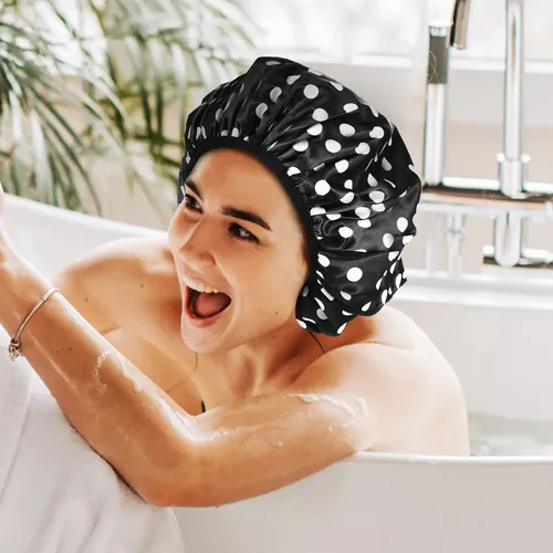 2 Gorros De Ducha, Gorros De Salón, Gorros De Baño Para Cabe