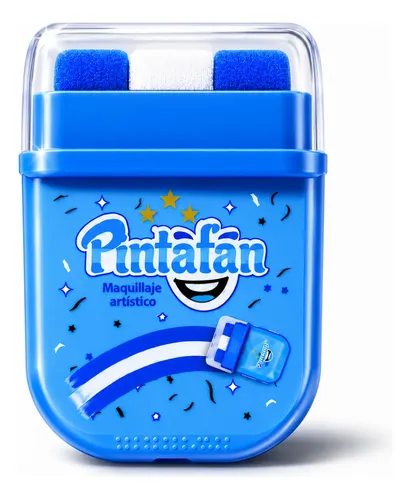 Kit Maquillaje Glitter Argentina Mundial Moño Stickers Vaso