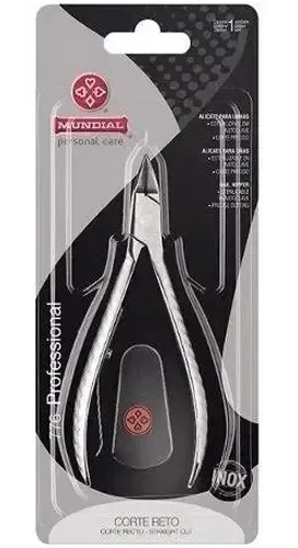 Alicate Uñas Recto Mundial Acero Inoxidable Cortauñas 776