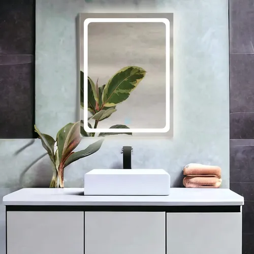 Espejo Led 70x50cm Táctil Touch Envio Gratis
