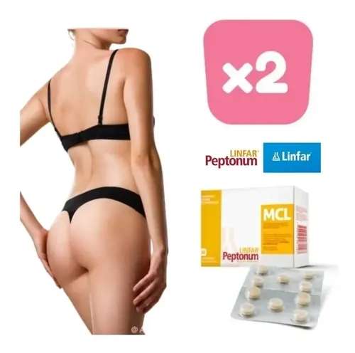 Peptonas Mcl Linfar Musculo Aumenta Gluteos X 2 Cajas