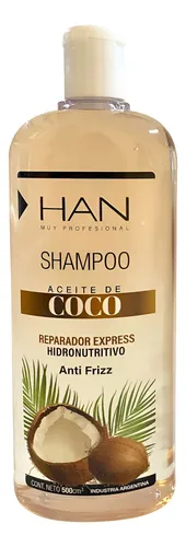 Kit Shampoo + Enjuague Aceite De Coco X 500ml Han