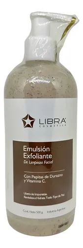 Emulsion Exfoliante De Limpieza Facial Libra 500gr