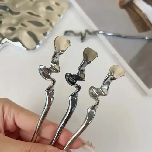 Palillos Para Cabello Mujer Metal Chino Retro 2 Piezas