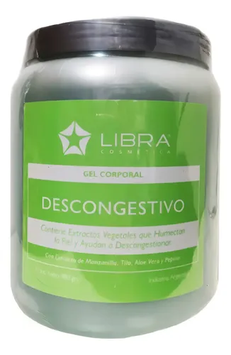 Gel Descongestivo X 1000grs Libra Cosmetica
