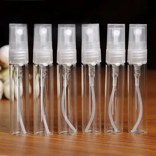 Nuevo 25 Botellas Vacías De Perfume De Viaje Rellenables