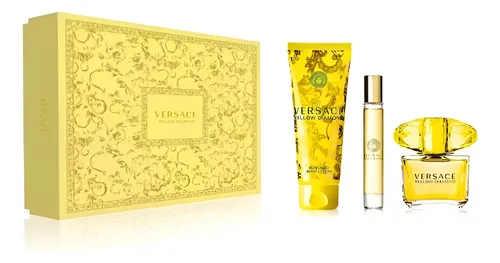 Set Versace Yellow Diamond Eau De Toilette 90ml Spray