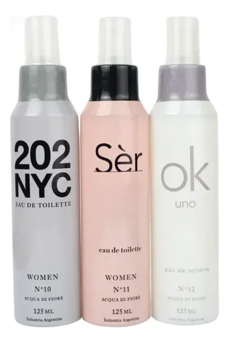 Perfume Acqua Di Fiore Set X6 125ml Eau De Toilette Mujer