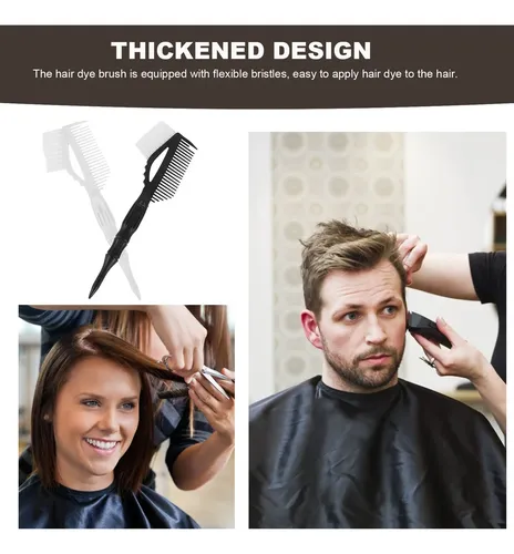 Set De 2 Brochas Para Teñir Cabello Peine Para Coloración Ca