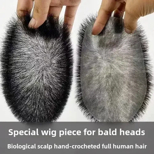 Peluquín De Pelo Corto Rich Choices Para Hombre, 100% Hecho