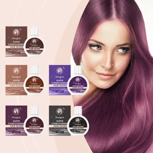 Hjyl La Mascarilla Capilar Hoegoa For Cabello Teñido Y L1