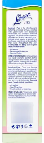 Lavado Femenino Lemisol Plus 4x473ml Ph Balanceado