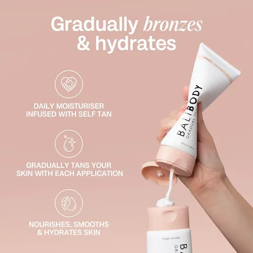 Loción Hidratante Bronceadora Gradual Bali Body 200 Ml