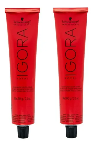 Kit X2 Tintura Igora Royal 60grs Coloración Pelo Schwarzkopf