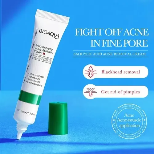 Crema Antiacné Con Ácido Salicílico Para Piel Grasa 20 G, Z