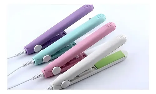 Planchita Mini Make Time Rosa Cerámica Turmalina para Viaje