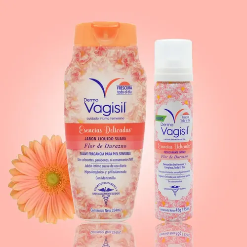 Dermo Vagisil Esencias Delicadas Jabón Íntimo Femenino 354ml