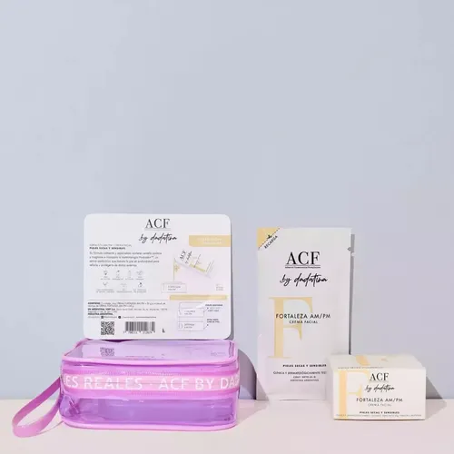 Kit Skincare Fortaleza Crema + Recarga + Neceser Acf By Dada