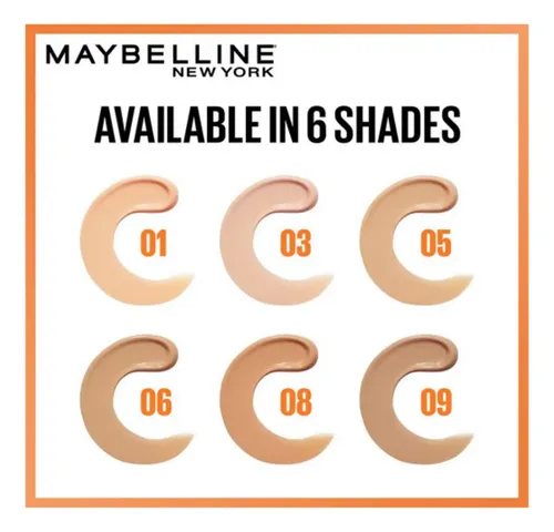Maybelline Base Fit Me Fresh Tint Con Vitamina C Y Fps 50 Tono 5.6