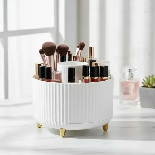Organizador Maquillaje Giratorio Porta Cosmeticos Multiuso