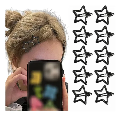 Broche Estrella For Cabello, Pinzas De Pelo 100pcs